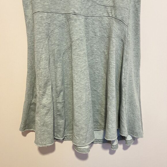 NWT Daily Practice by Anthropologie Seamed Midi Skirt Grey Women's Size XL - Picture 9 of 12